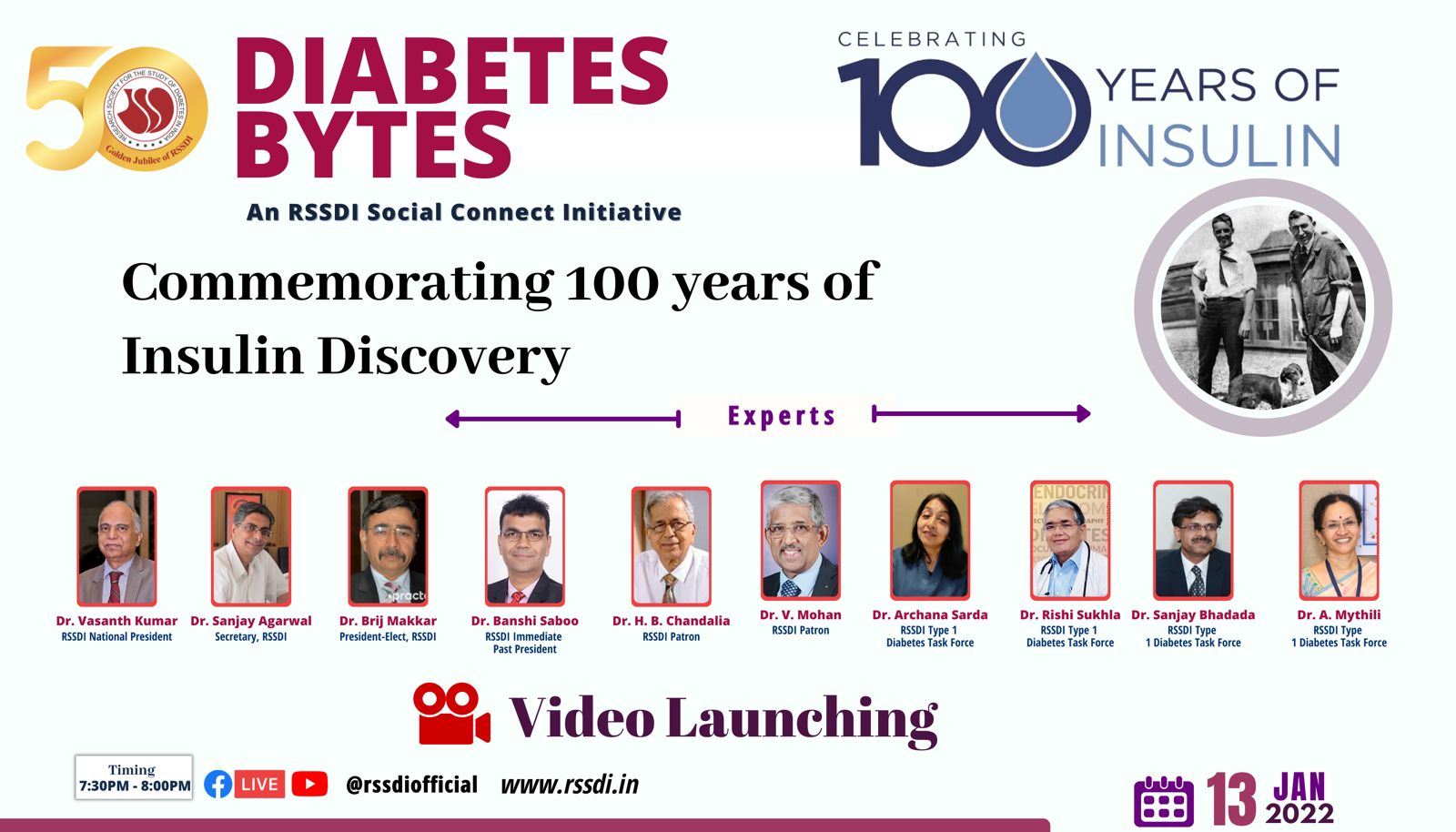 100 years of the historic discovery of Insulin