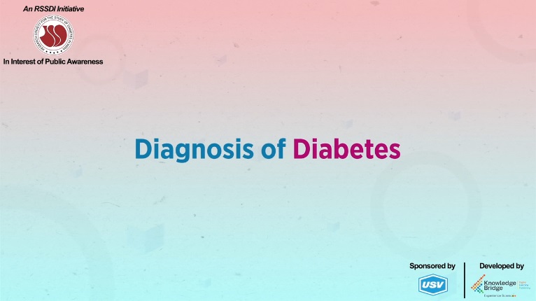 Diagnosis of Diabetes