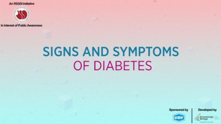 Signs and Symptoms of Diabetes